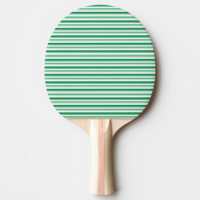 Pala De Ping Pong Ping Pong Paddle Green & White Stripe (Anverso)