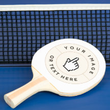 Ping Pong Paddle - Personalizado (añadir imagen/te