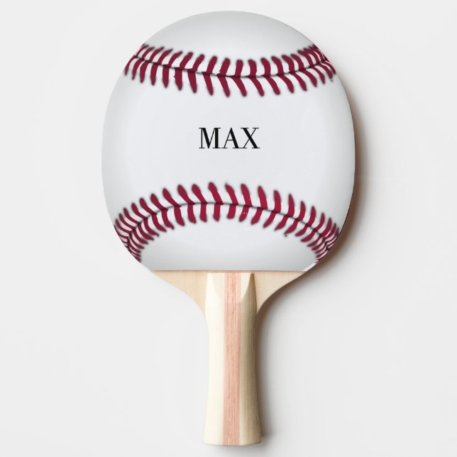 Pala De Ping Pong Ping Pong Paddle personalizado de béisbol (Anverso)