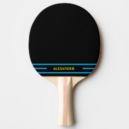 Pala De Ping Pong Ping Pong Paddle personalizado negro