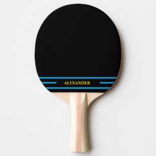 Pala De Ping Pong Ping Pong Paddle personalizado negro