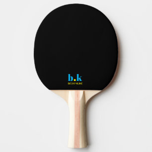 Pala De Ping Pong Ping Pong Paddle personalizado negro