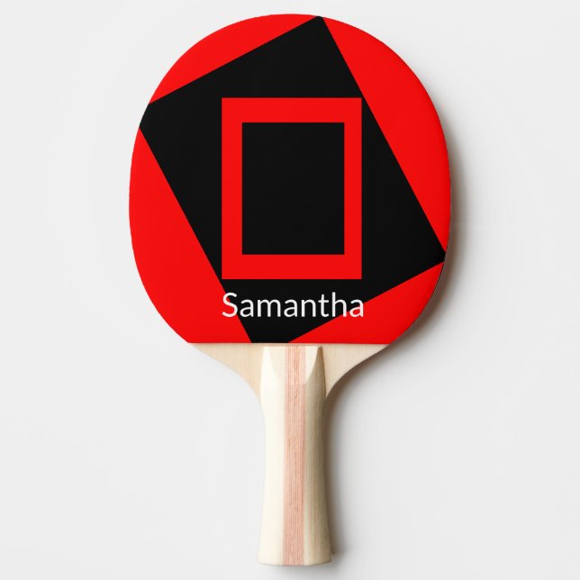 Pala De Ping Pong Ping Pong Paddle Red Black (Anverso)