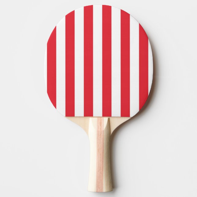 Pala De Ping Pong Ping Pong Paddle Red & White Stripe (Anverso)