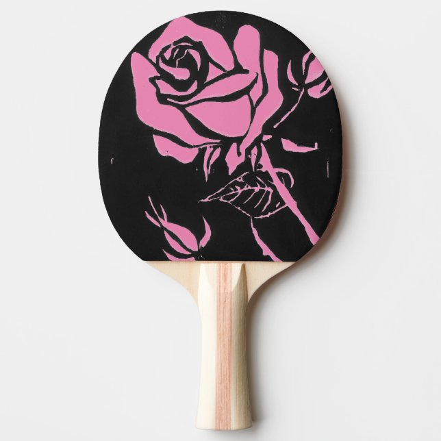 Pala De Ping Pong Ping Pong Paddle "rosa Rosa" (Anverso)