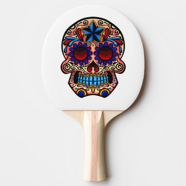 Pala De Ping Pong Ping Pong Paddle/Skull (Anverso)