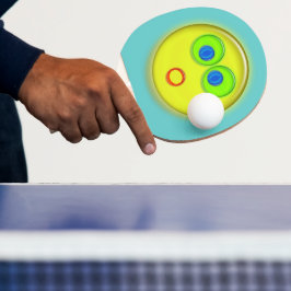 Pala De Ping Pong Ping Pong paddle - Sorprendida cara solar