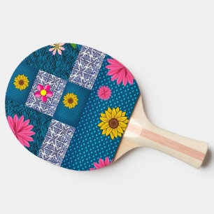 Pala De Ping Pong Ping Pong Paddle Vintage Floral