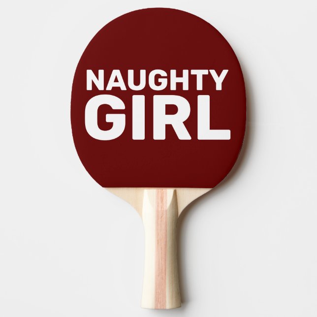 PALA DE PING PONG PING PONG PADDLES, CHICA NAUGHTY (Anverso)