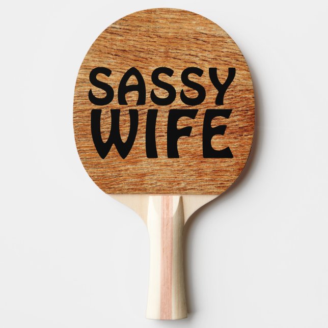PALA DE PING PONG PING PONG PADDLES DE SASSY WIFY (Anverso)