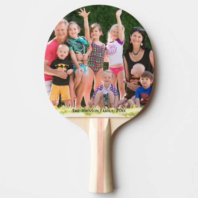 Pala De Ping Pong Ping Pong Paddles Personalizado Añadir Su Foto (Anverso)