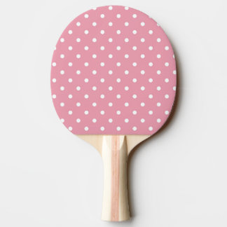 Pala De Ping Pong Ping Pong Pong Paddle con punto de polka rosa