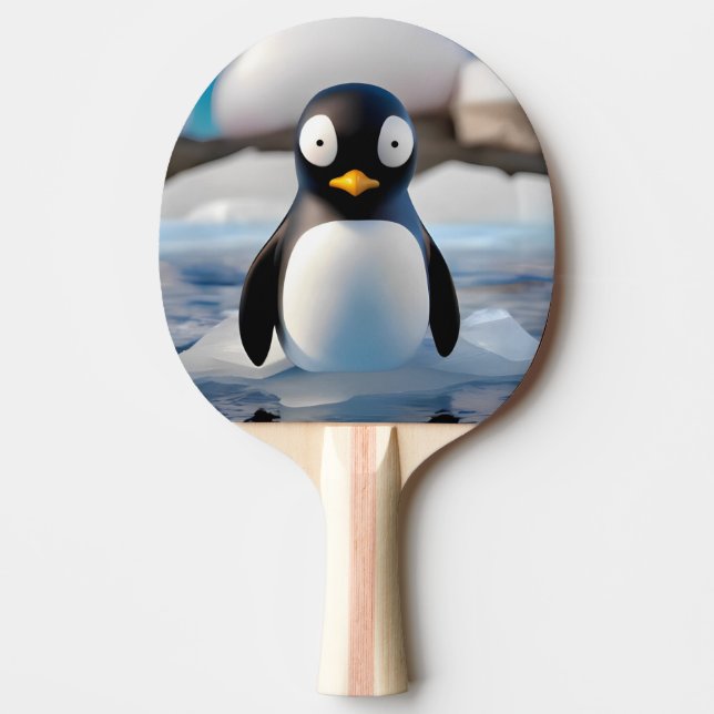 Pala De Ping Pong Pingüino (Anverso)