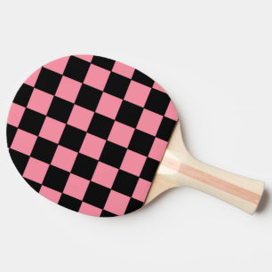 Pala De Ping Pong Pink and Black Check