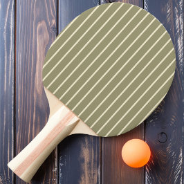 Pala De Ping Pong Pintado con franjas finas Pradera de salvia de col