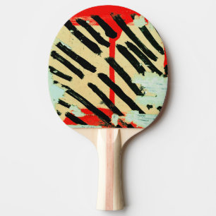 Pala De Ping Pong Pintado de papel de pared gastado por Super Guay