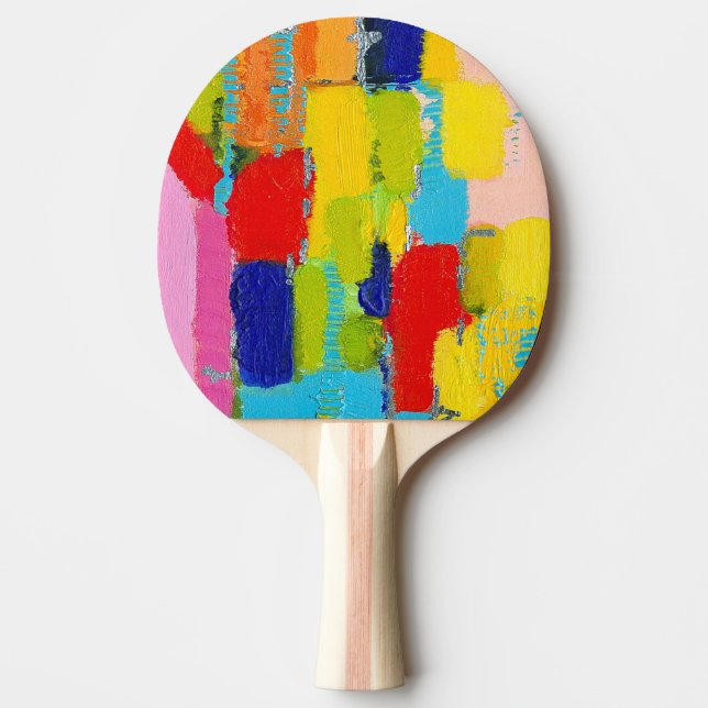 Pala De Ping Pong Pintura abstracta fantástica de Kris Taylor (Anverso)