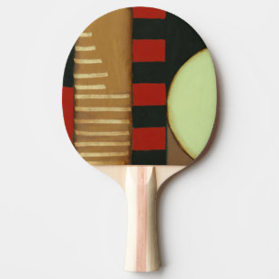 Pala De Ping Pong Pintura artesonada estilo contemporáneo del desv