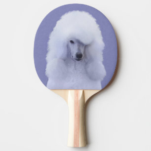 Pala De Ping Pong Pintura blanca de canapé estándar - Arte de perro