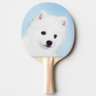Pala De Ping Pong Pintura de perro esquimal estadounidense - Arte de