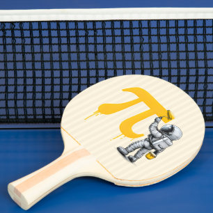 Pala De Ping Pong Pintura genial del astronauta símbolo Pi Día Pi 