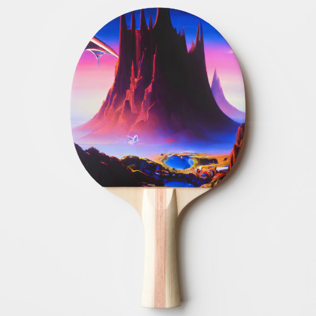 Pala De Ping Pong Pintura petrolera de Dream World (Anverso)
