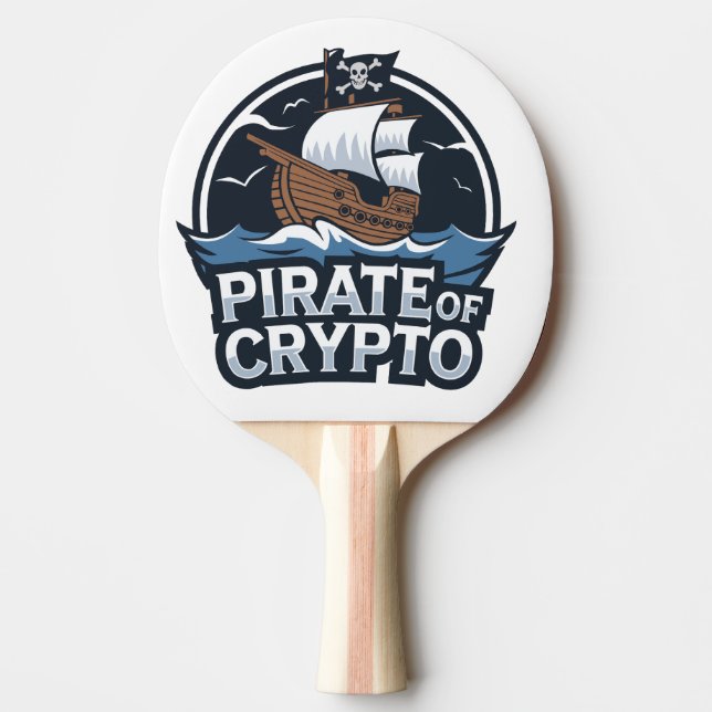 Pala De Ping Pong Pirata de Crypto (Anverso)
