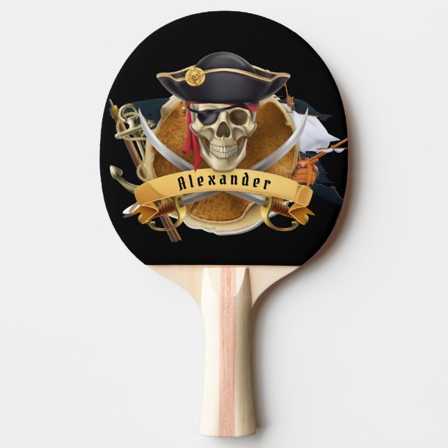 Pala De Ping Pong Pirata Genial Personaliza  (Anverso)