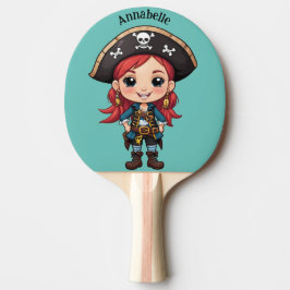 Pala De Ping Pong Pirata Pelirroja Ping Pong Personaliza Pala