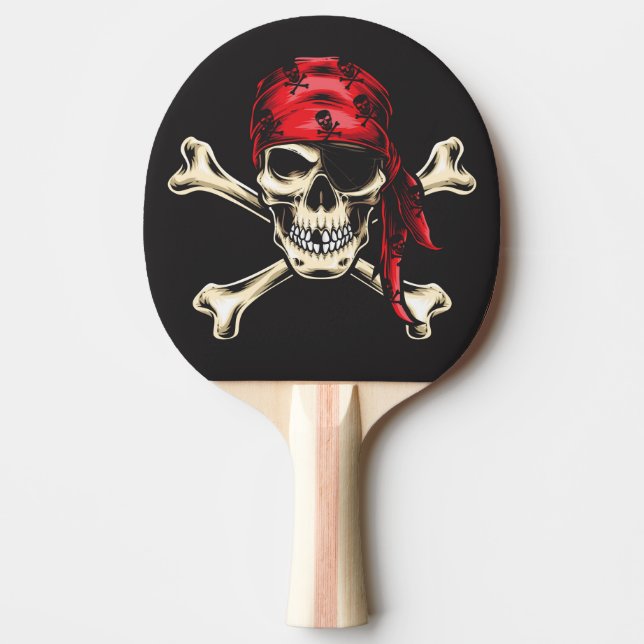 Pala De Ping Pong Pirate Skull (Anverso)