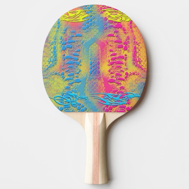 Pala De Ping Pong PIRÓN - fractal decorativo moderno - (Anverso)