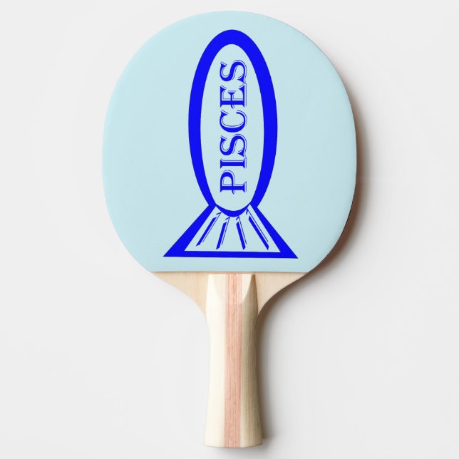 Pala De Ping Pong Pisces Star Sign Fish Ping Pong Paddle (Anverso)