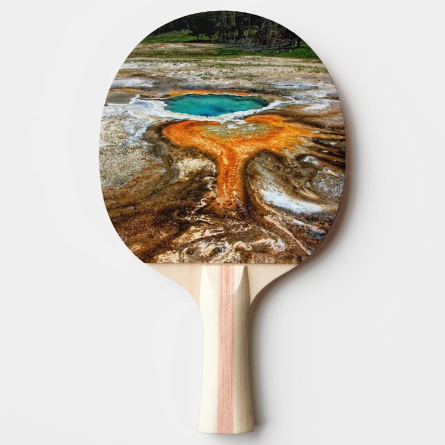 Pala De Ping Pong Piscina la termal de Yellowstone (Anverso)