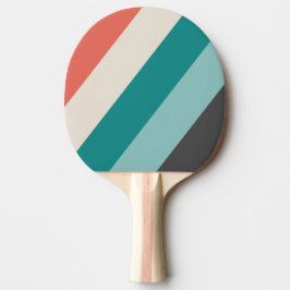 Pala De Ping Pong Pistachio de época audaz a rayas