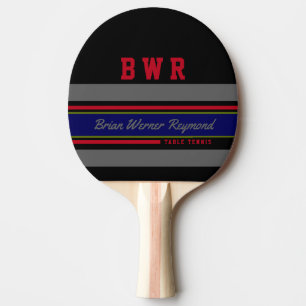 Pala De Ping Pong pistas de tenis de mesa con nombre, fresco