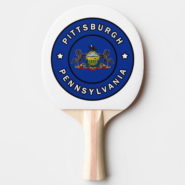 Pala De Ping Pong Pittsburgh Pennsylvania (Anverso)