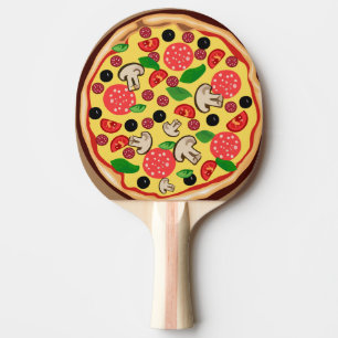 PALA DE PING PONG PIZZA FUNNY PING PONG PADDLE