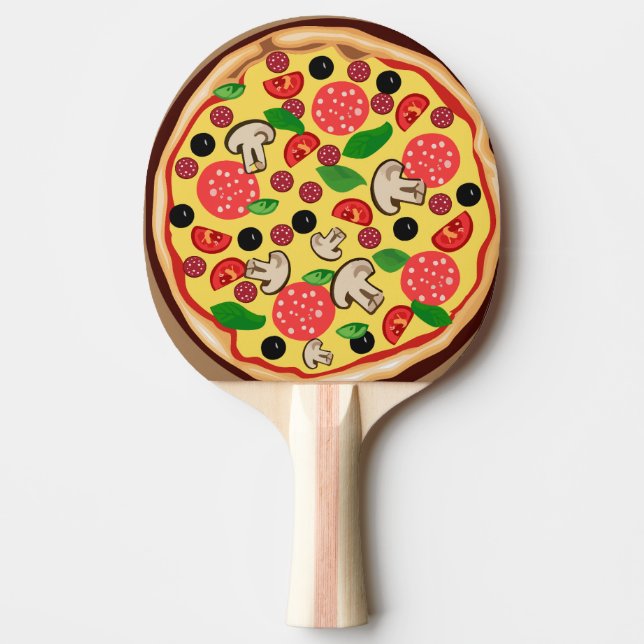 PALA DE PING PONG PIZZA FUNNY PING PONG PADDLE (Anverso)
