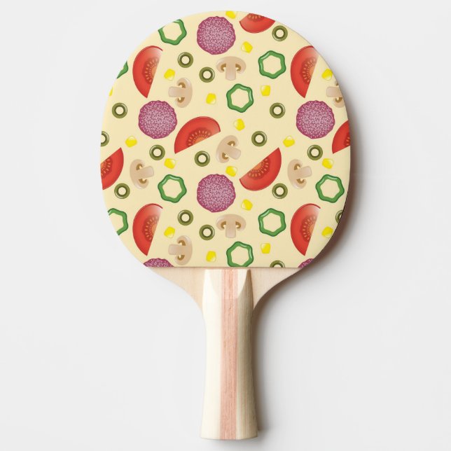 Pala De Ping Pong Pizza patrón 2 (Anverso)
