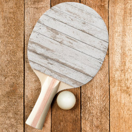 Pala De Ping Pong Placas de madera de lavado blanco