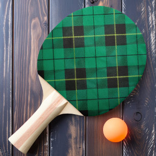 Pala De Ping Pong Plaid de prado verde