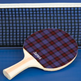 Pala De Ping Pong plaid tartan navy blue red