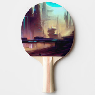 Pala De Ping Pong Planeta extraño de la ciudad de SF (3)