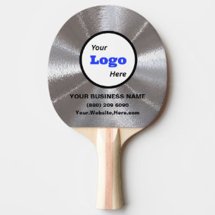 Pala De Ping Pong Plantilla de remo de negocio con logotipo personal