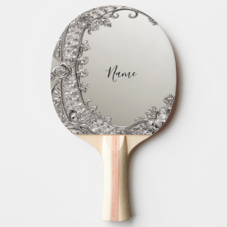 Pala De Ping Pong Plata Ornate Ping Pong Paddle