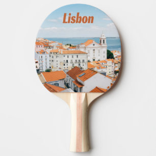 Pala De Ping Pong Playas atlánticas de Lisboa Portugal Rostro