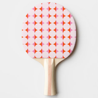 Pala De Ping Pong Playful Dots & Stripes - red and pink