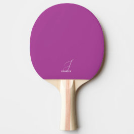 Pala De Ping Pong Plum Monogrammed Ping Pong Paddle