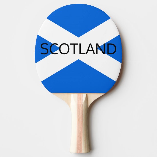 Pala De Ping Pong Pnt de Escocia Bandera (Anverso)
