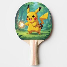 Pala De Ping Pong Pokémon und seine Treue Freunde Leinwanddruck